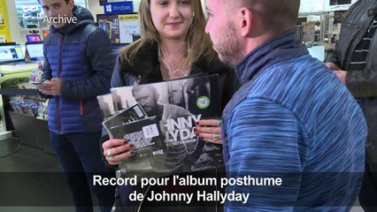 Album de Johnny: 780.000 ventes en une semaine, un record