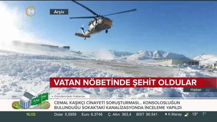 Vatan nöbetinde şehit oldular
