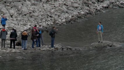 A Budapest, l’assèchement du Danube révèle des trésors cachés
