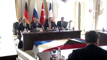 İstanbul'da Dörtlü Suriye Zirvesi Başladı