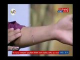 شاب مصري خارق يغرز ابره سميكه بذراعه عالهواء والمذيع يحاول انتزاعها !!