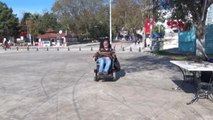 Sinop Bedensel Engelli Recep Yeni Akülü Sandalyesine Kavuştu