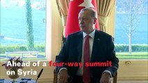 Vladimir Putin Meets With Tayyip Erdogan