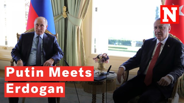 Vladimir Putin Meets With Tayyip Erdogan