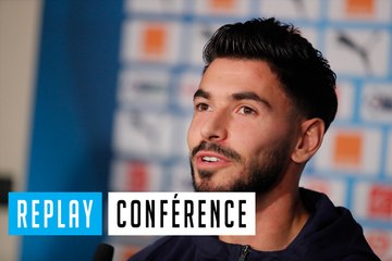 Le replay de la conférence de Morgan Sanson avant OM - PSG