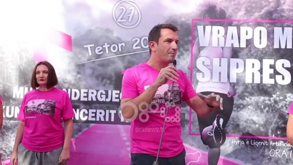 Ora News - "Vrapo me shpresë", Veliaj: Gratë dhe vajzat të bëjnë ekzaminimin falas