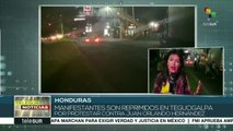 Manifestantes hondureños son reprimidos por protestar contra JOH
