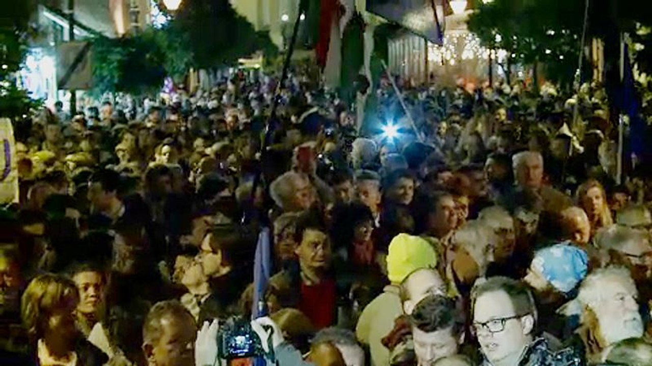 Demo: budapest will soros-universität behalten