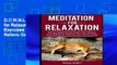 D.O.W.N.L.O.A.D [P.D.F] Meditation for Relaxation: 10 Simple Exercises to Relax and Relieve Stress