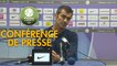 Conférence de presse Grenoble Foot 38 - ESTAC Troyes (0-2) : Philippe  HINSCHBERGER (GF38) - Rui ALMEIDA (ESTAC) - 2018/2019