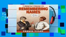 Review  7 Simple Tricks To Remembering Names: How to Recall Names of People You Meet