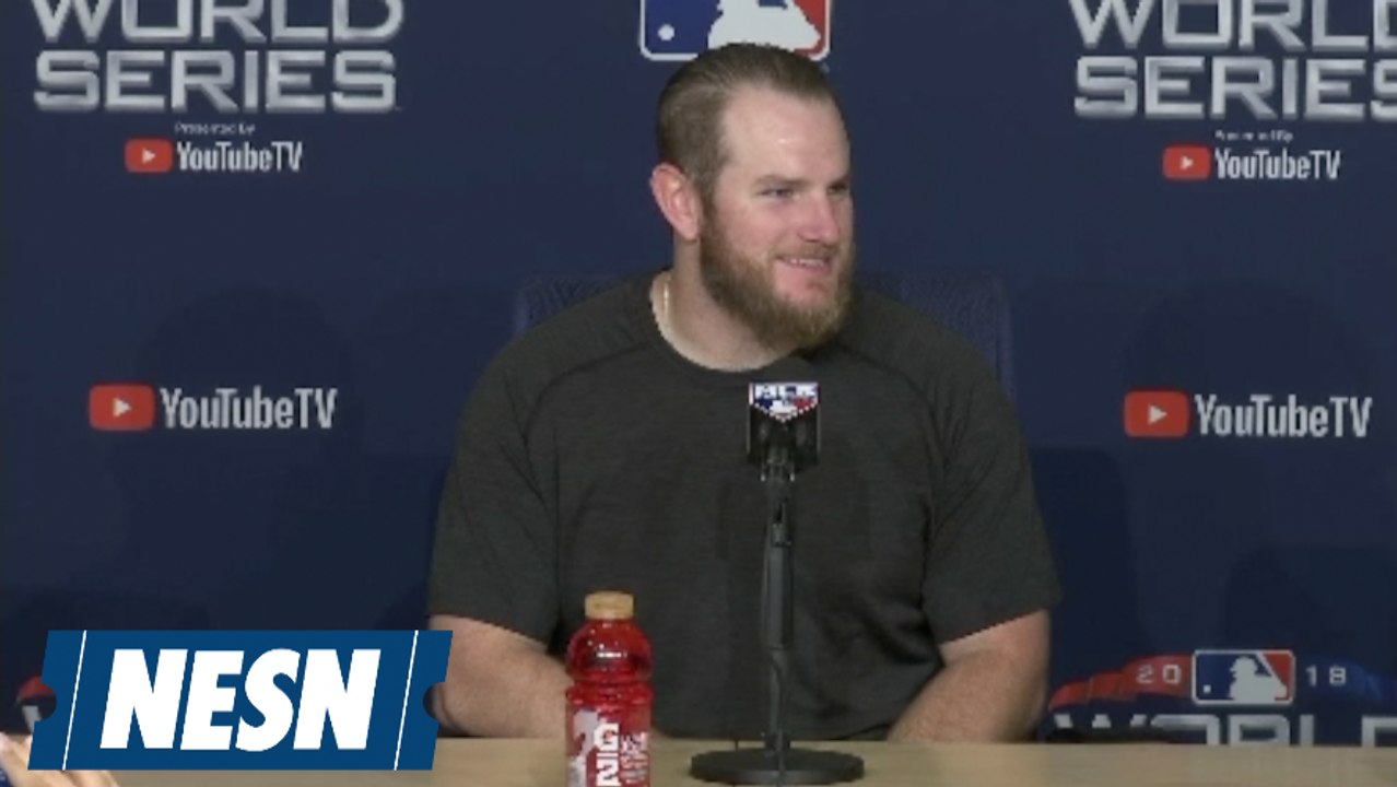 Max Muncy Press Conference After Walk-Off Home Run In Game 3 Of World Series