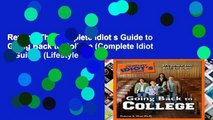 Review  The Complete Idiot s Guide to Going Back to College (Complete Idiot s Guides (Lifestyle