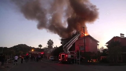 Ortaca'da Otel Yangını
