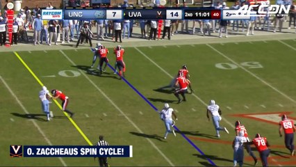 UVA's Olamide Zaccheaus Spins Out of Trouble | ACC Must See Moment