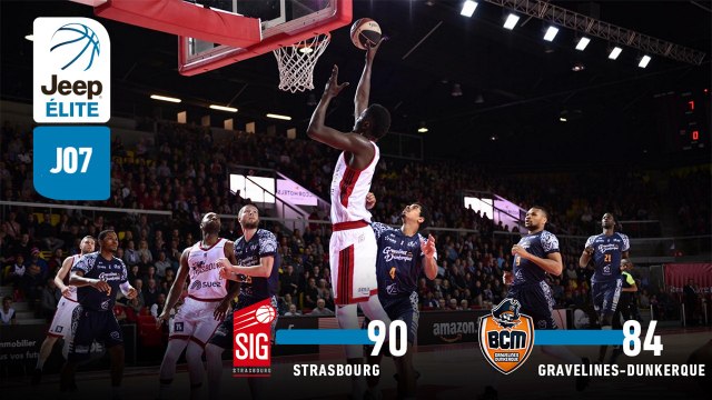 Jeep® ÉLITE : Strasbourg vs Gravelines-Dunkerque (J7)