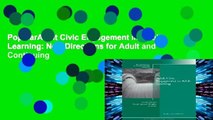 PopularAdult Civic Engagement in Adult Learning: New Directions for Adult and Continuing