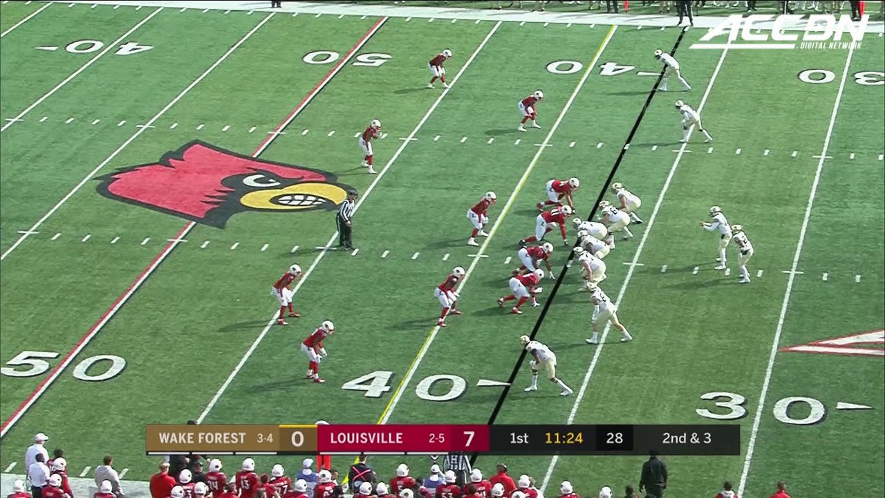 Wake Forest WR Greg Dortch's One-Hand Catch Is Spectacular