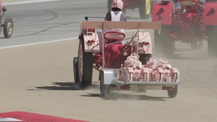 Porsche tractor race at Rennsport Reunion VI