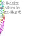 Wooden Wine Rack Barrel Shape 12 Bottles Holder Free Standing Vintage Home Bar Shelf