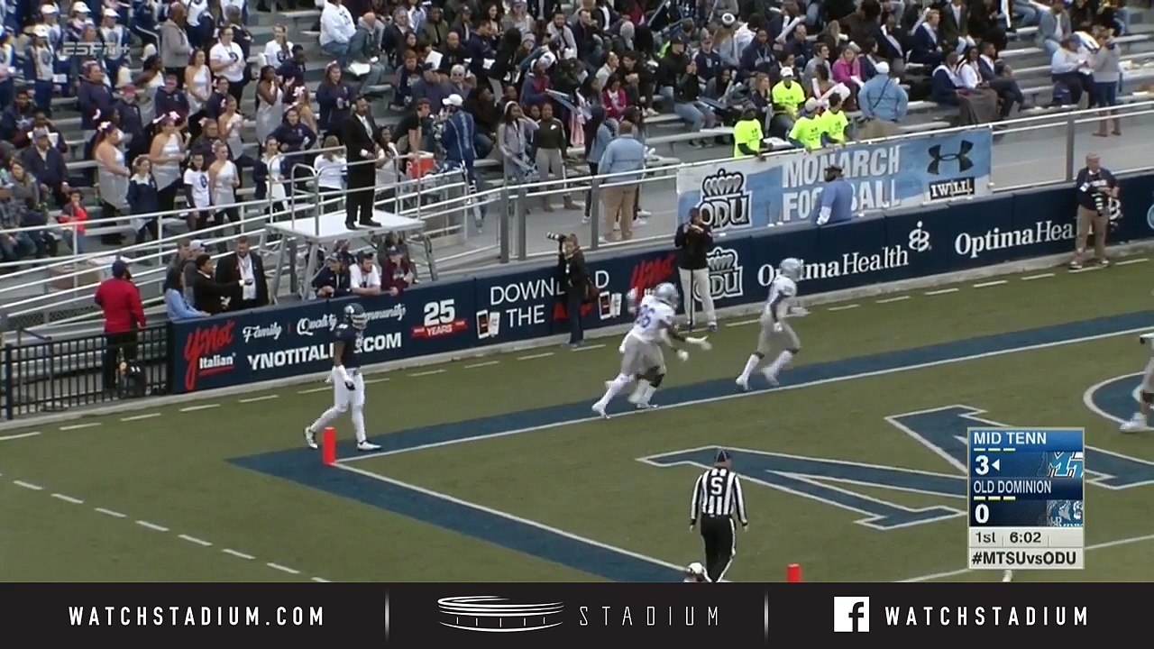 Middle Tennessee vs. Old Dominion Football Highlights (2018)