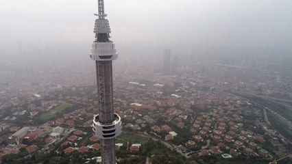 Çamlıca Kulesinin Son Hali Havadan Görüntülendi