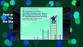 Best product  Economic Indicators for Professionals: Putting the Statistics into Perspective