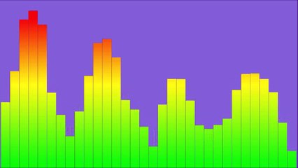 Les haut-parleurs testent le son (15-20000 Hz) - 60 minutes (une heure) d'amplitude linéaire, gamme complète, basses, moyennes et aiguës - spectre vidéo et audio de haute qualité