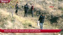 Ankara'da ormanlık alanda çocuk cesedi bulundu