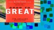 Popular Good to Great: Why Some Companies Make the Leap...and Others Don t