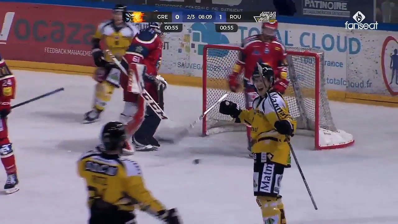 Brûleurs de Loups - Dragons de Rouen (0-5) : les buts de la rencontre