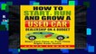 Review  How to Start, Run and Grow a Used Car Dealership on a Budget: Start Part-Time or Full-Time