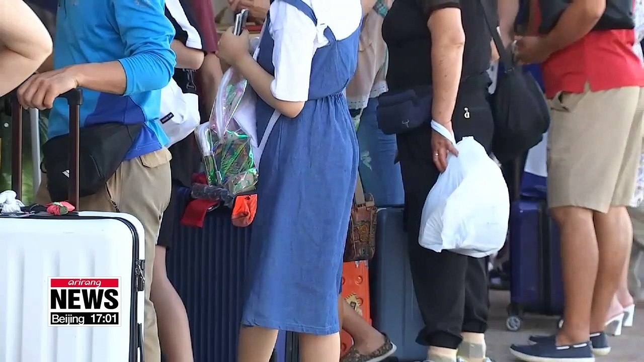 S. Korean tourists stranded in Saipan due to typhoon returning home