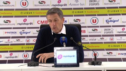 11e j. - Laurey : "On a senti un peu de fébrilité chez Guingamp"