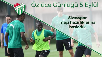Takımımızda Sivasspor maçı hazırlıkları başladı