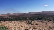 Süleyman Şah türbesi yakınındaki sınır karakoluna saldırı... Yükselen dumanlar kamerada