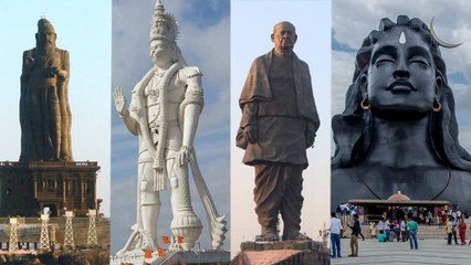இந்தியாவில் இருக்கும் மிக உயரமான சிலைகள் இவை தான்-வீடியோ