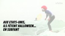 Aux Etats-Unis, ils fêtent Halloween... en surfant