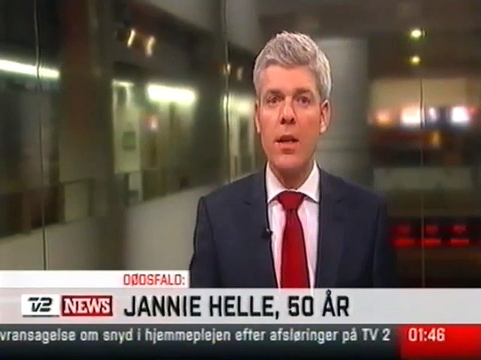 Jannie Helle død (1958-2010) af Lyme borreliose - TV2 News 05-07-2010