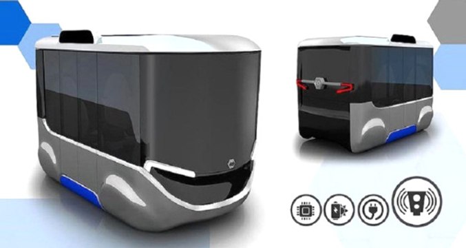 Yerli Sürücüsüz Elektrikli Araç Olan Otomod'un İlk Görüntüleri Yayınlandı