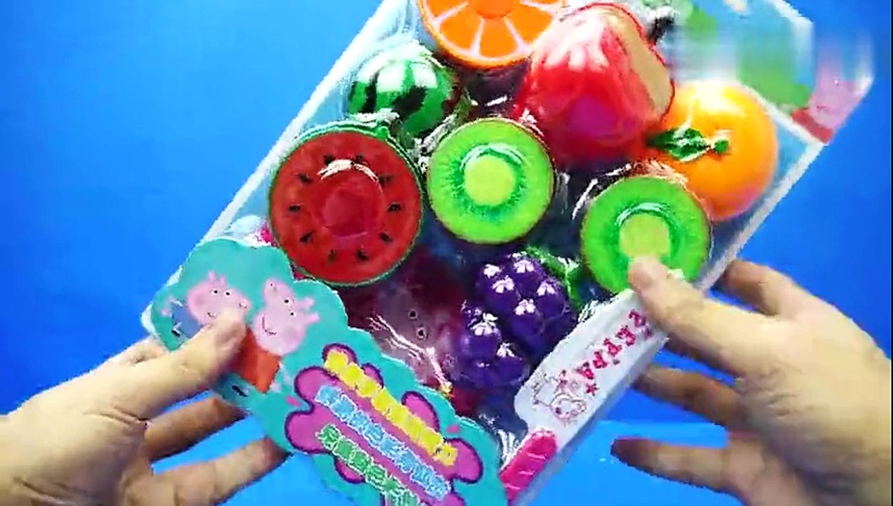 少儿玩具全集之小猪佩奇第4季： 切水果玩具过家家玩具全集_