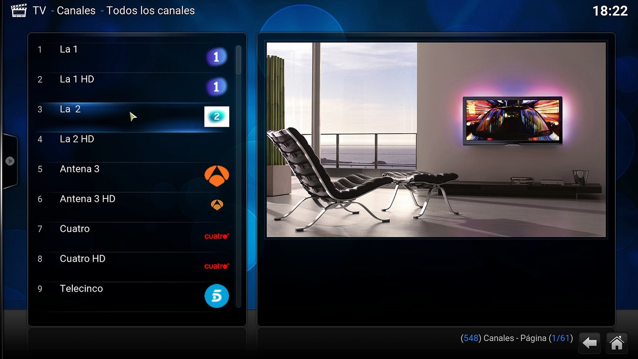 Como poner nuestra Lista IPTV en Kodi APP