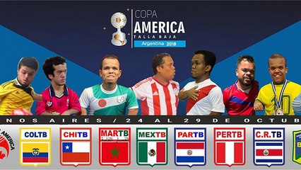 شاهد: كوبا أمريكا لقصار القامة بالأرجنتين والمغرب ضيف الشرف