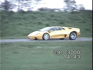 Lamborghini Diablo VT Drifting