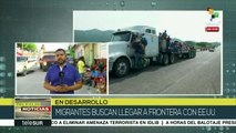 México: Caravana Migrante llega a Tapanatepec, Oaxaca