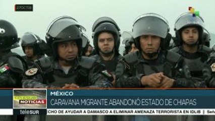 México: Caravana Migrante avanza a pesar del cerco policial
