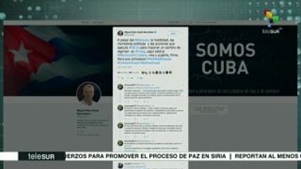 Díaz-Canel destaca la lealtad del pueblo de Cuba con la Revolución
