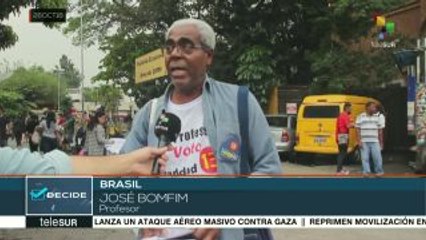 Este domingo Bolsonaro y Haddad van a segunda vuelta en Brasil