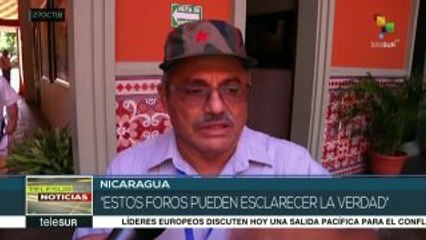Realizan 2do Foro de Paz y Solidaridad con Nicaragua