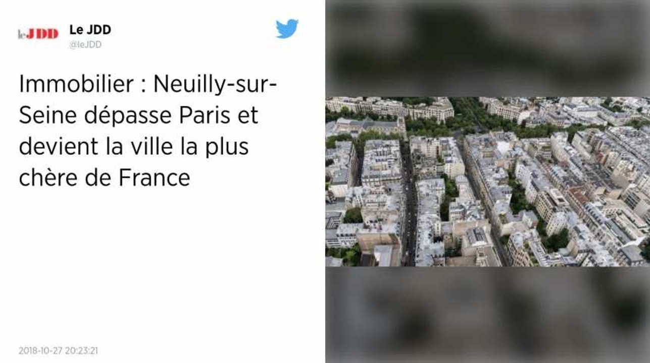 Neuilly devient la ville où l'immobilier est le plus cher de France